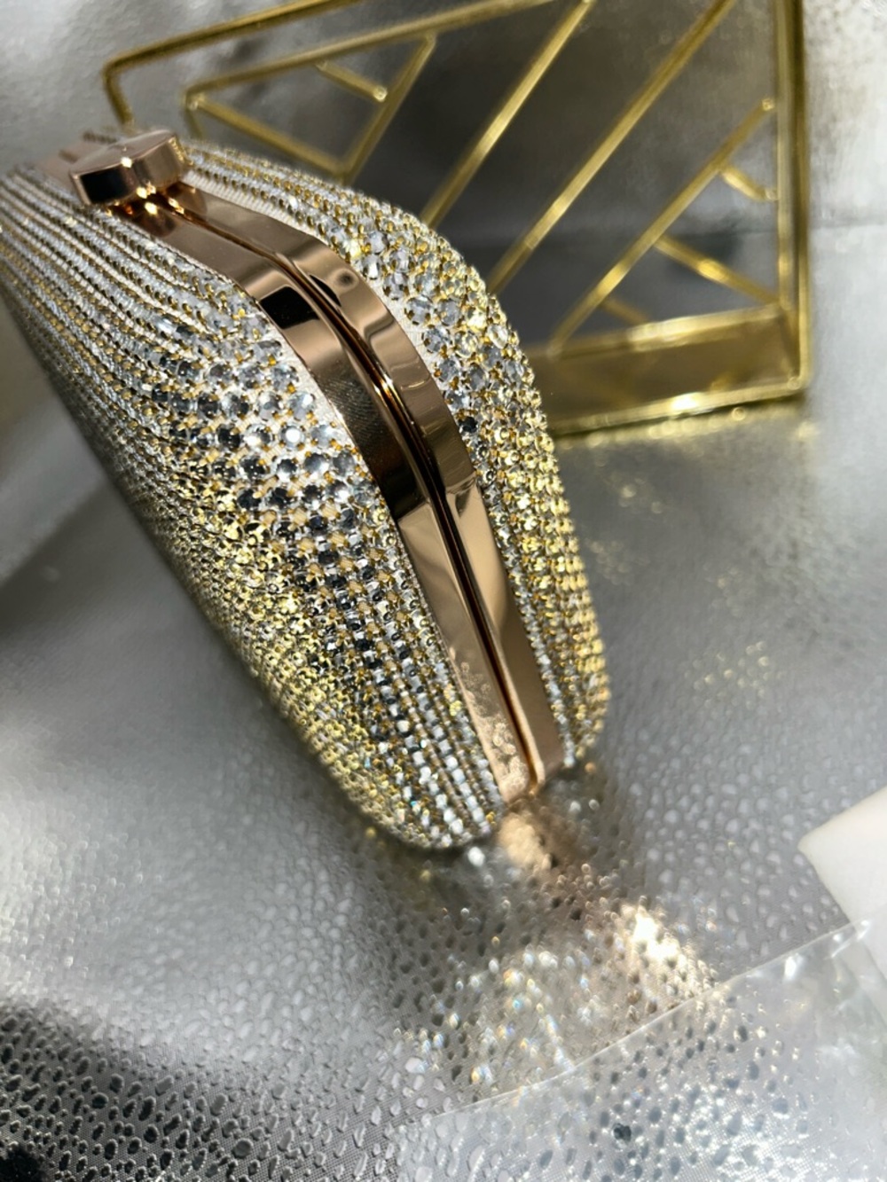 Olga Berg Rae Crystal Frame Clutch - Picture 6 of 9